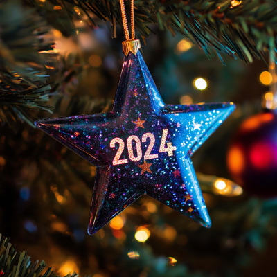 Space Themed Christmas Tree Star