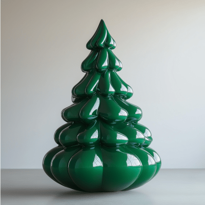 Monochrome Green Christmas Tree