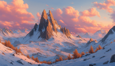 Golden Hour Mountains