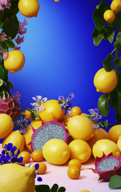 Vibrant Fruit Still Life