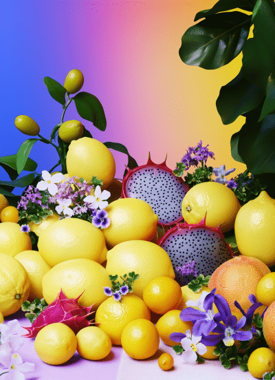 Vibrant Fruit Still Life