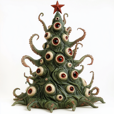 Creepy Lovecraftian Christmas Tree