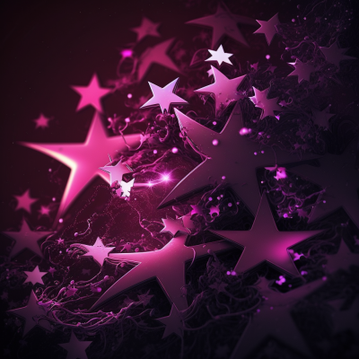 Pink Magic Stars