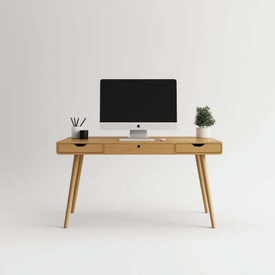 Minimalist Computer Desk Design