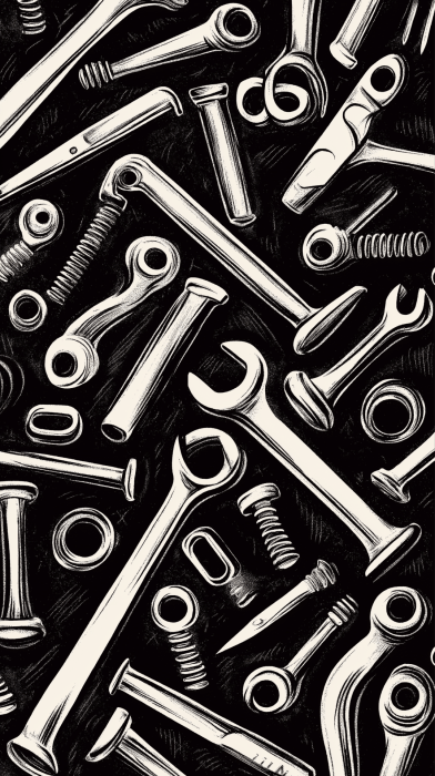 Motorbike Parts Pattern