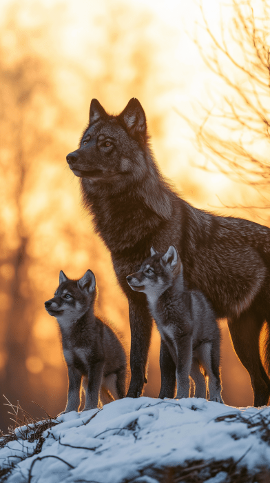 Majestic Mother Wolf