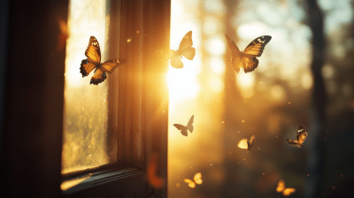 Butterflies in Flight
