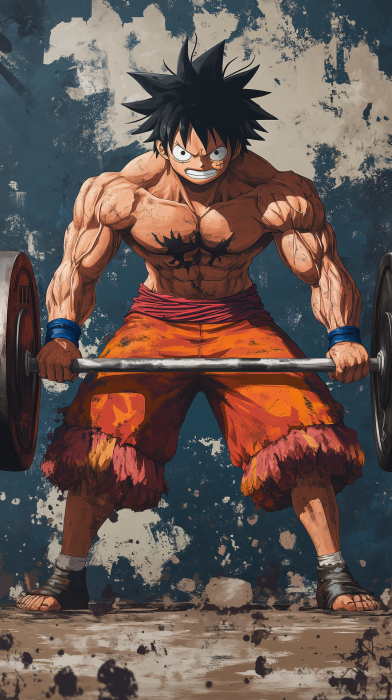 Luffy Deadlifting