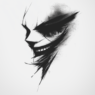 abstract logo with smile