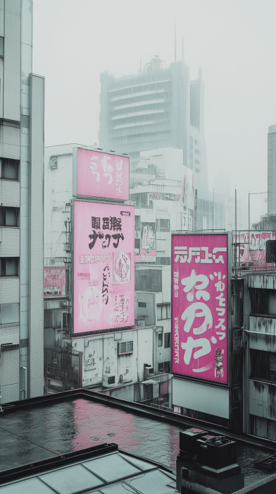 Futuristic Tokyo Rooftop