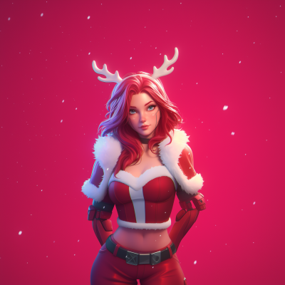 Christmas Cyber Character