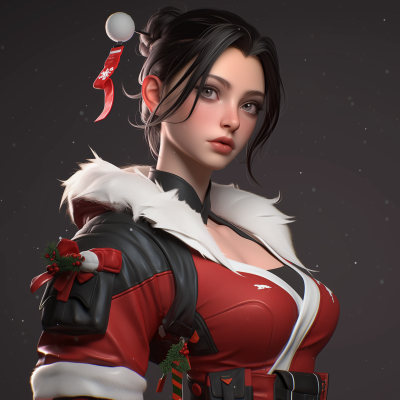 Apex Legends Christmas Character