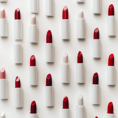 Minimalist Lipstick Display