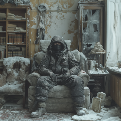 Frozen Minimalist Soviet Room