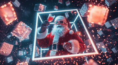 Futuristic Santa Party
