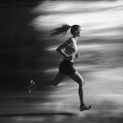 Running Advertising Photo