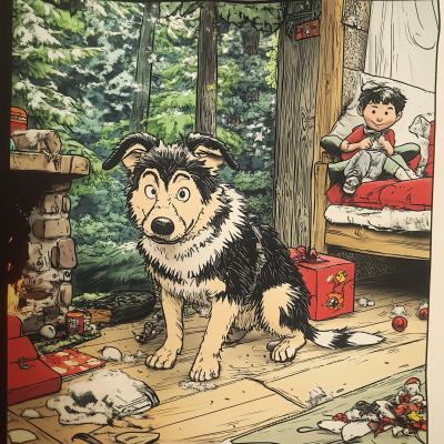 Christmas Cheer in Beano Style