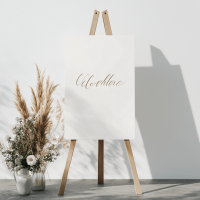 Wedding Welcome Sign Mockup