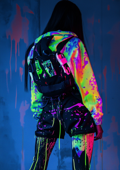 Psychedelic Neon Fashion