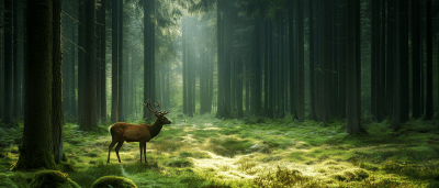 Dense Green Forest