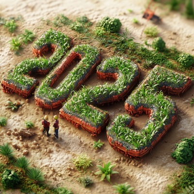 2025 Construction and Farming Illustration