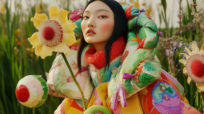 Surrealistic Garden Fashion