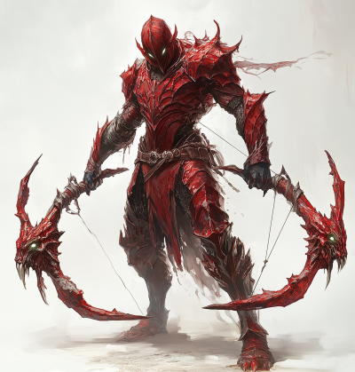 Evil Warrior Character Art