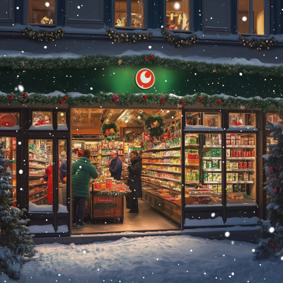 Christmas Food Store