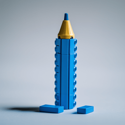 Blue Square Lego Bricks