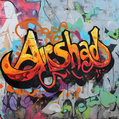 Graffiti Art of the Word Arshad