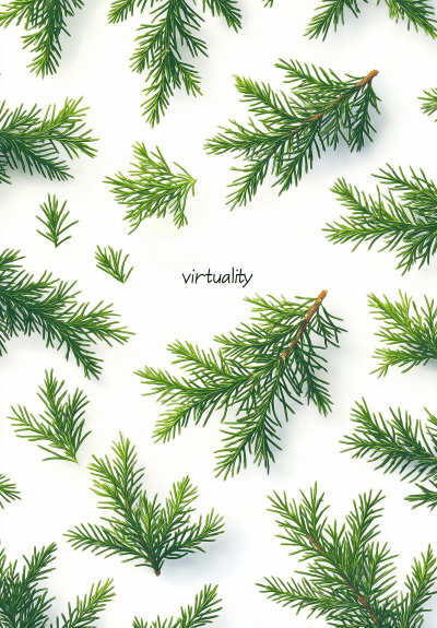 Crisp Green Fir Branches