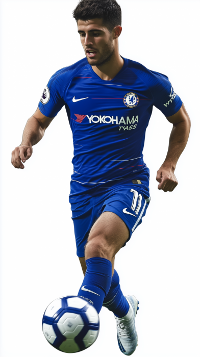 Chelsea Soccer Player in Motion