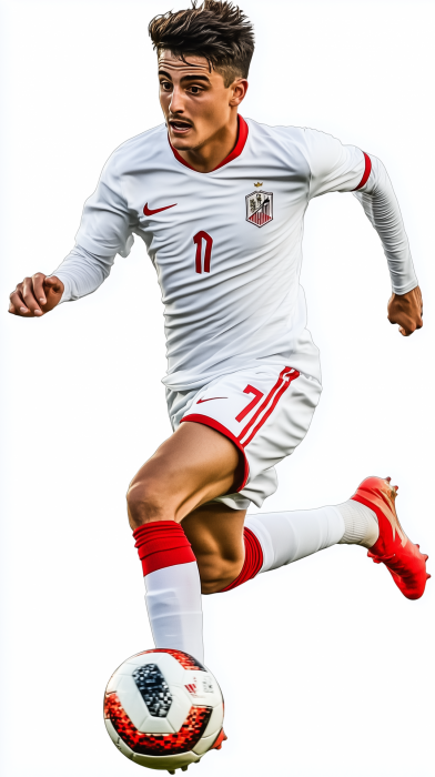 Sevilla Soccer Player in Motion