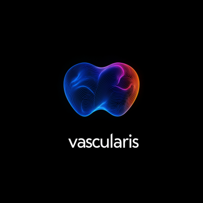 Futuristic Vascularis Logo