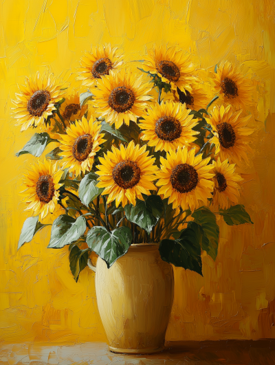Sunflower Painting