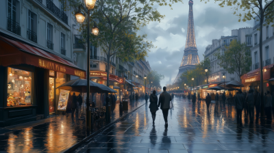 Modern Paris Advertisement