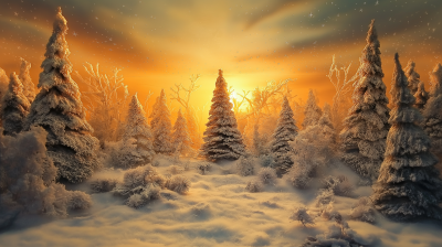 Perfect Christmas Landscape