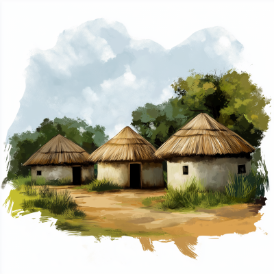 Village in South Sudan