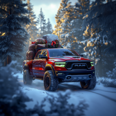 Santa’s Sleigh Truck