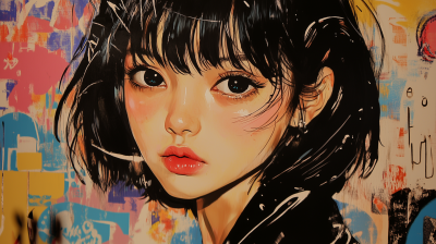 80’s Japanese Idol Portrait