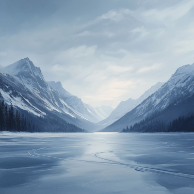 Serene Winter Landscape