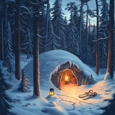 Cozy Snow Cave