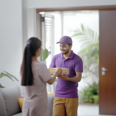 Delivery at Doorstep
