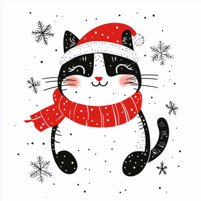 Christmas Cat Design