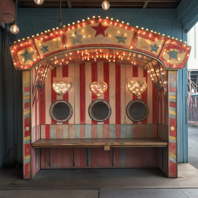 Old Time Carnival Shooting Booth