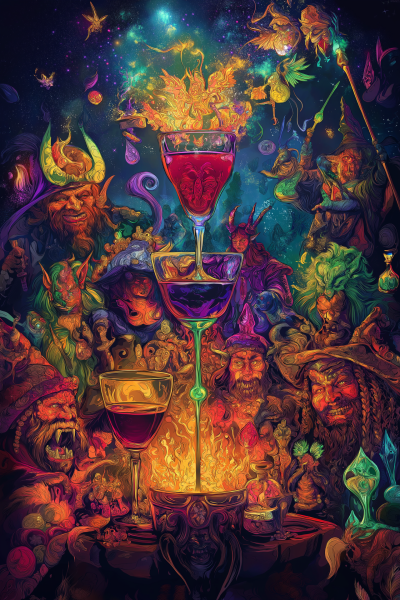 Fantasy Elixir New Year’s Eve Party Poster