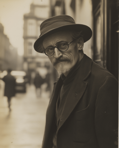 Henri Cartier Bresson Photograph of James Joyce