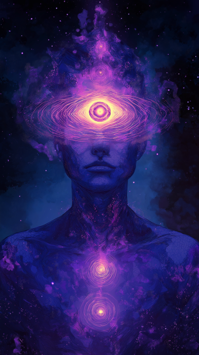 Serene Meditation of Light