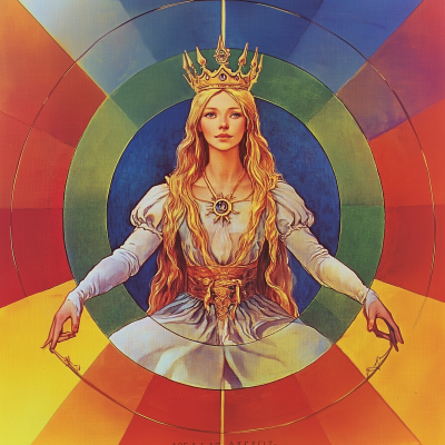 Rapunzel in a Rainbow