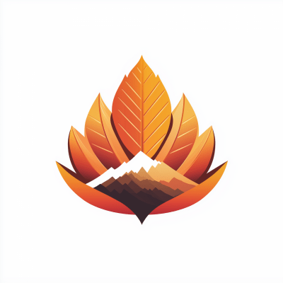 Autumn Chinar Leaf Logo